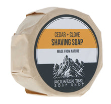 Cedar + Clove Shave Soap