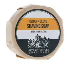 Cedar + Clove Shave Soap