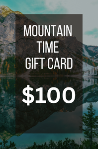 mountain time gift card $100
