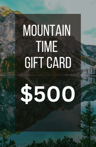 mountain time soap gift card $500